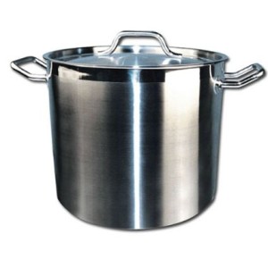 Winware Stainless Steel 40 Quart Stock Pot with Cover