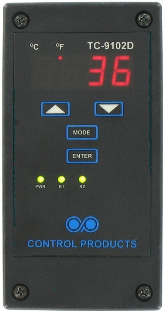 Control Products TC-9102D-HV Dual Stage High Voltage Digital Temperature Controller