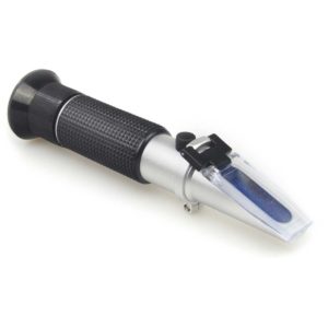 Beer Wort and Wine Refractometer, Dual Scale - Specific Gravity and Brix, replaces homebrew hydrometer
