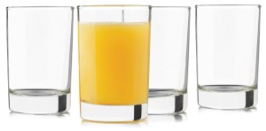 Libbey 5.5 -Ounce Heavy Base Juice Glass, Set of 4
