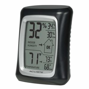 AcuRite 00325 Home Comfort Monitor, Pack of 1, Black