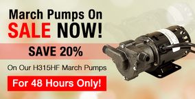 Limited time March Pump Sale at MoreBeer