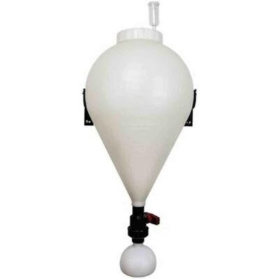 FASTFERMENT - FFT FastFerment Conical Fermenter 7.9 Gallon HomeBrew Kit BPA Free Food grade Primary Carboy Fermenter: Beer Brewing, Wine Fermentation or a Hard Cider brewing kit. Wall mount included 