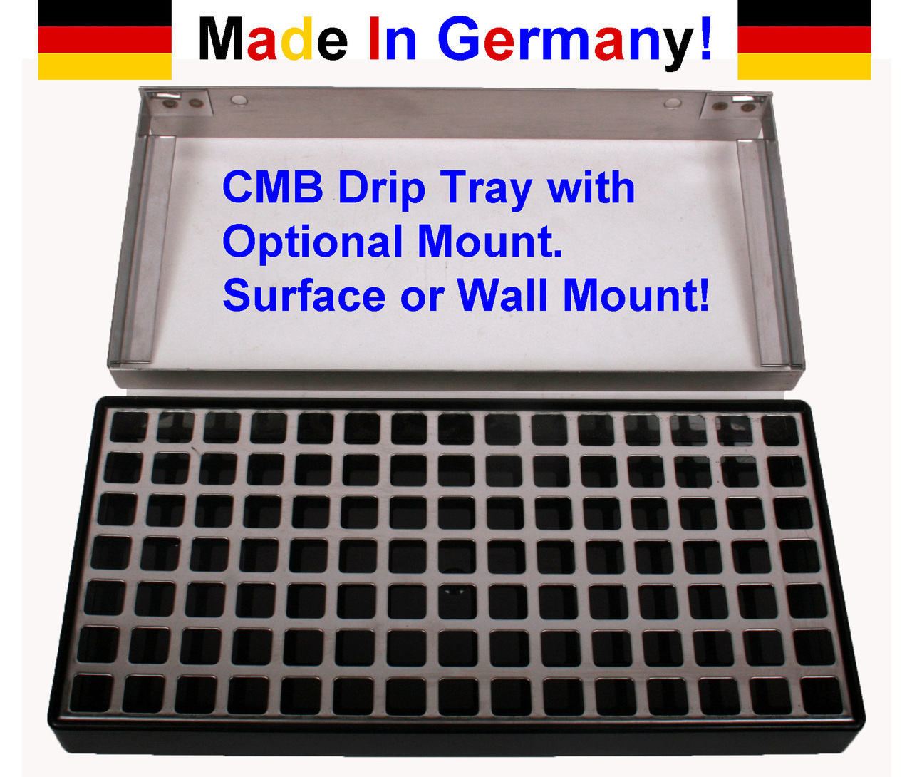 12" X 5" X 1 1/4 " Deep Drip Tray - CMB of Germany
