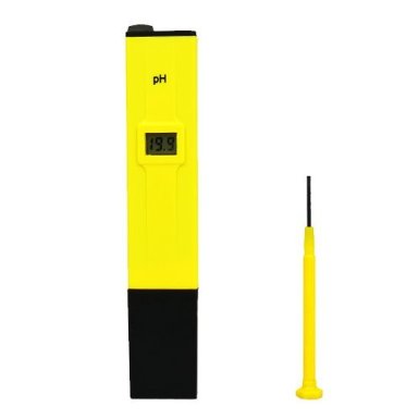 Magnum Media ACCURATE pH-009 pH Meter Digital Pocket-Sized Pen Type pH Meter, Mini Water Quality Tester, pH 0.0 - 14.0 Measuring Range, 0.1pH Resolution with Storage Sponge