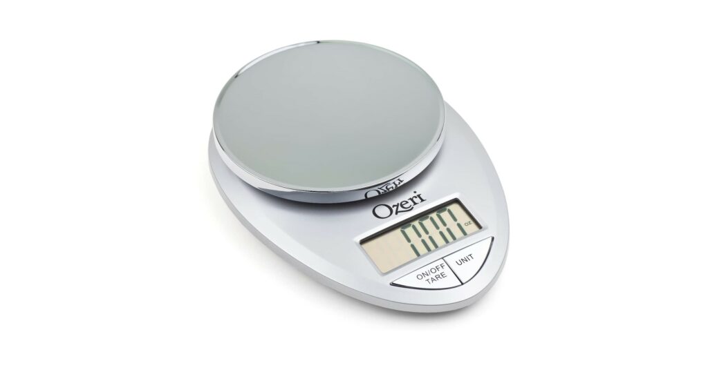 Ozeri Pro Digital Kitchen Food Scale, 0.05 oz to 12 lbs (1 gram to 5.4 kg)