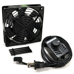 AC Infinity AI-120SCX Speed Control Fan Kit for Cabinet Cooling, Single 120mm