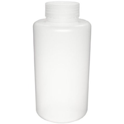 Dynalon Azlon 301625-0016 Polypropylene Wide Mouth Sample Bottle with Screw Cap, 500mL Capacity (Case of 48)