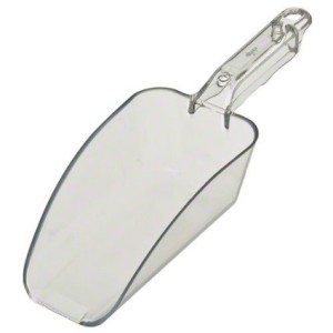 Update International SCP-24C Polycarbonate Plastic Scoop, Clear, 24-Ounce