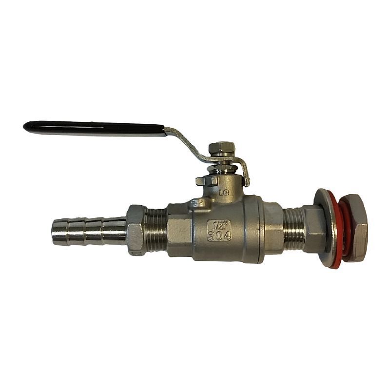 Mouse over image to zoom Have one to sell? Sell now 1/2" Stainless Steel Weldless Ball Valve Assembly w/ Barb
