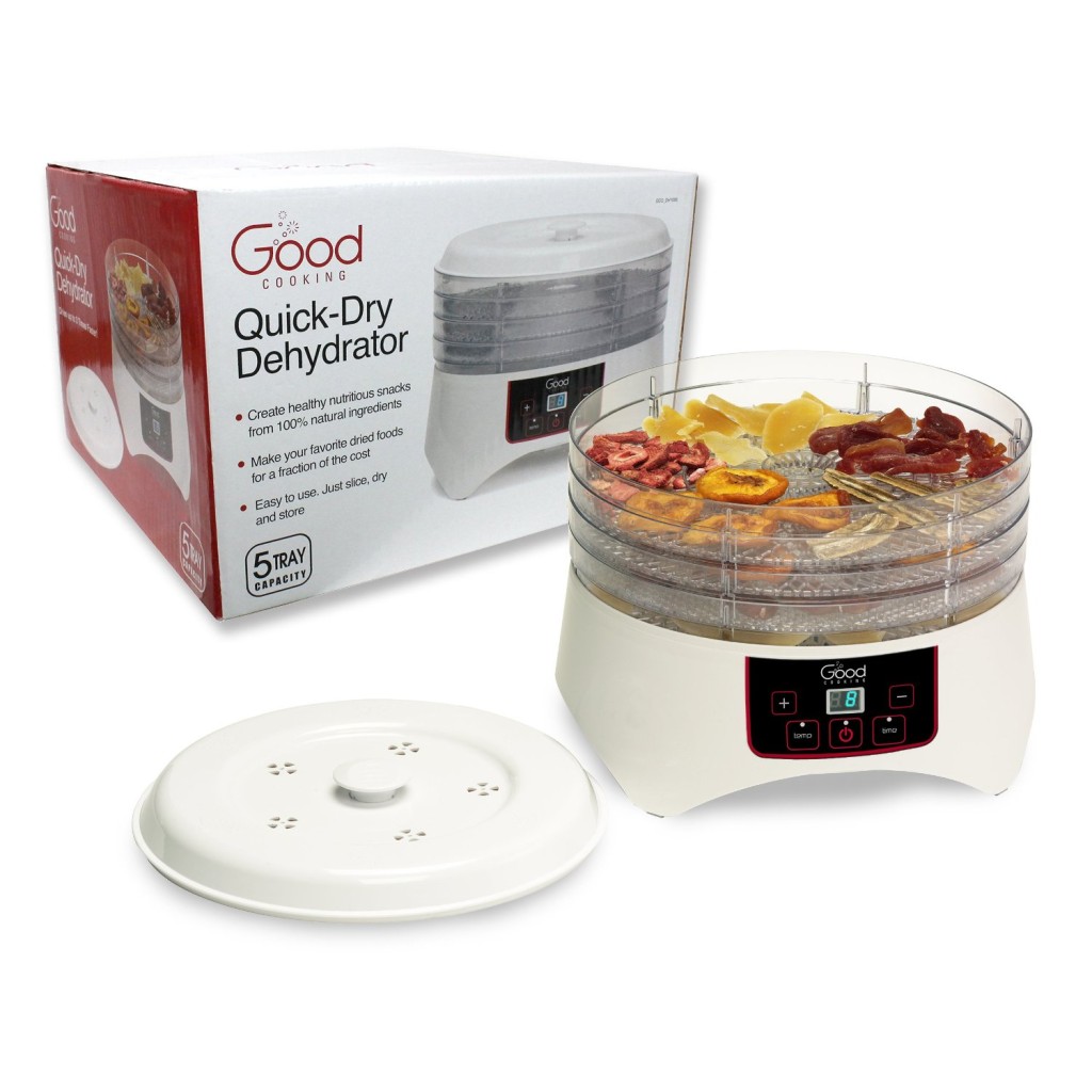 Dehydrator - Electric Professional Grade Food Dehydrator with Four Trays By Good Cooking - Dries 30% Faster