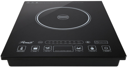 Rosewill RHAI-15001 1800-Watt 5 Pre-Programmed Settings Induction Cooker Cooktop with Stainless steel pot