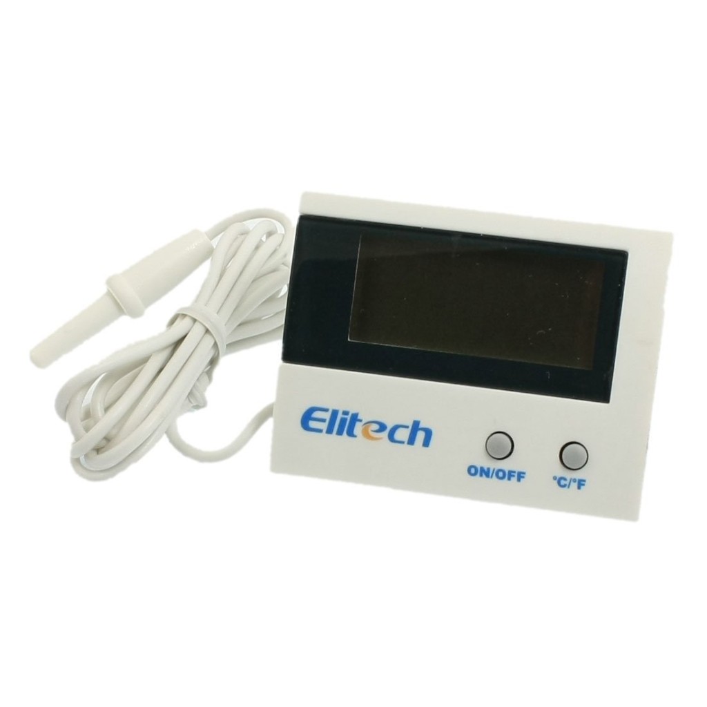 Digital Thermometer w NTC Sensor -50 to +80 Celsius Degree White