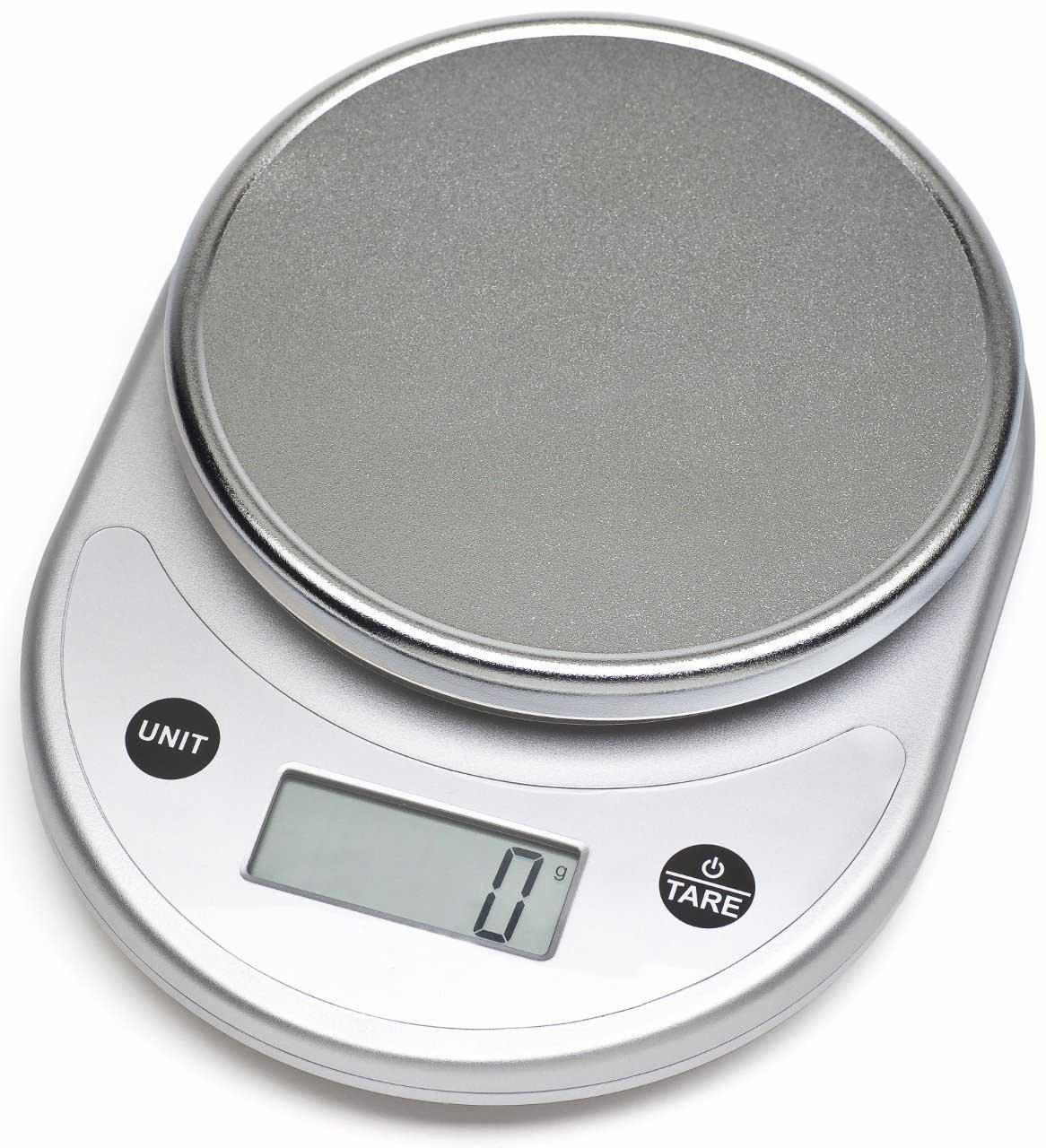 Mosiso - Pro Digital Kitchen Food Scale, 1g to 11 lbs Capacity (Silver)