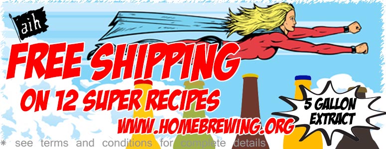adventures in homebrewing free shipping