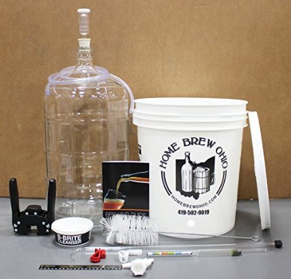 Gold Complete Beer Equipment Kit (K6) with 6 Gallon Glass Carboy