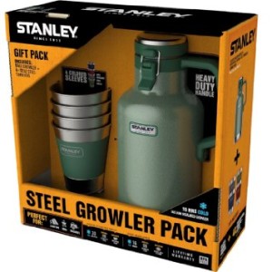 Stanley Growler and Adventure Stacking Pints Gift Set, Multiple, Green/Stainless Steel
