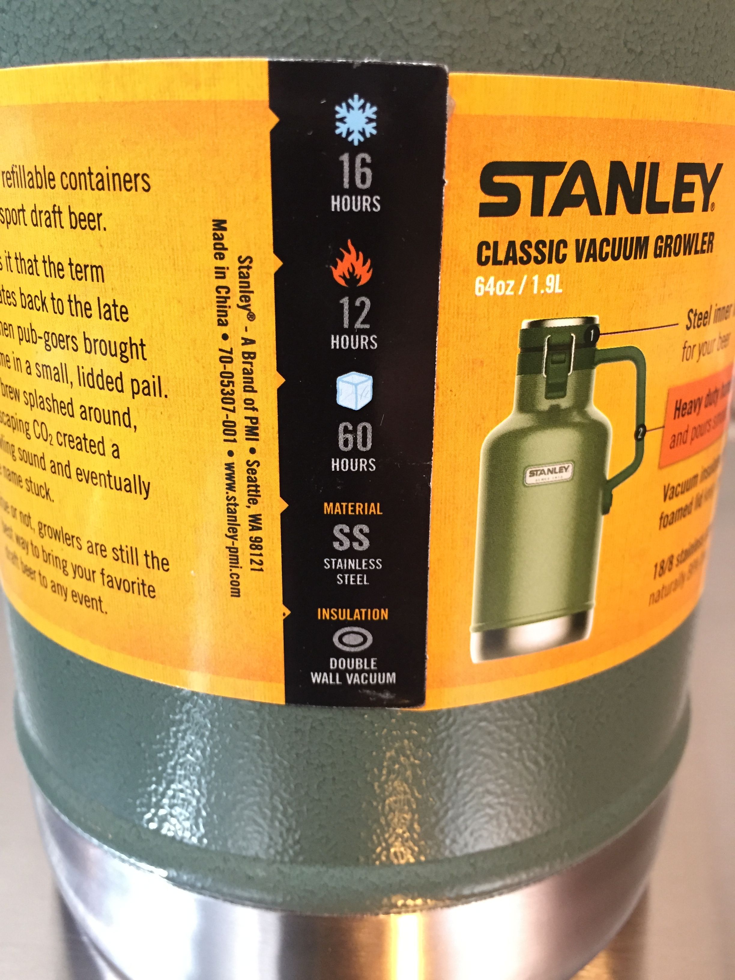 Promotional Stanley® 64 oz Classic Vacuum Growler $83.58