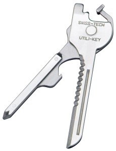 Swiss+Tech ST66676 Utili-Key 6-in-1 Key Ring Multi-Function Tool