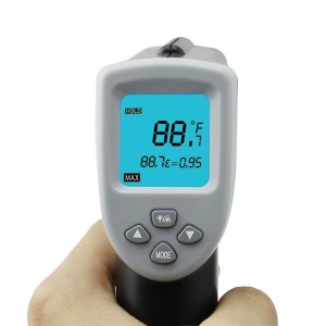 Etekcity Lasergrip 630 Dual Laser Non-contact Digital IR Infrared Thermometer Temperature Gun, Gray/Black