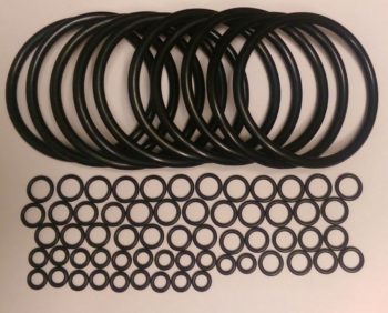 Universal Kegco Type O-Ring Ten Gasket Sets for Cornelius Home Brew Keg and Homebrewed With Pride keg sticker