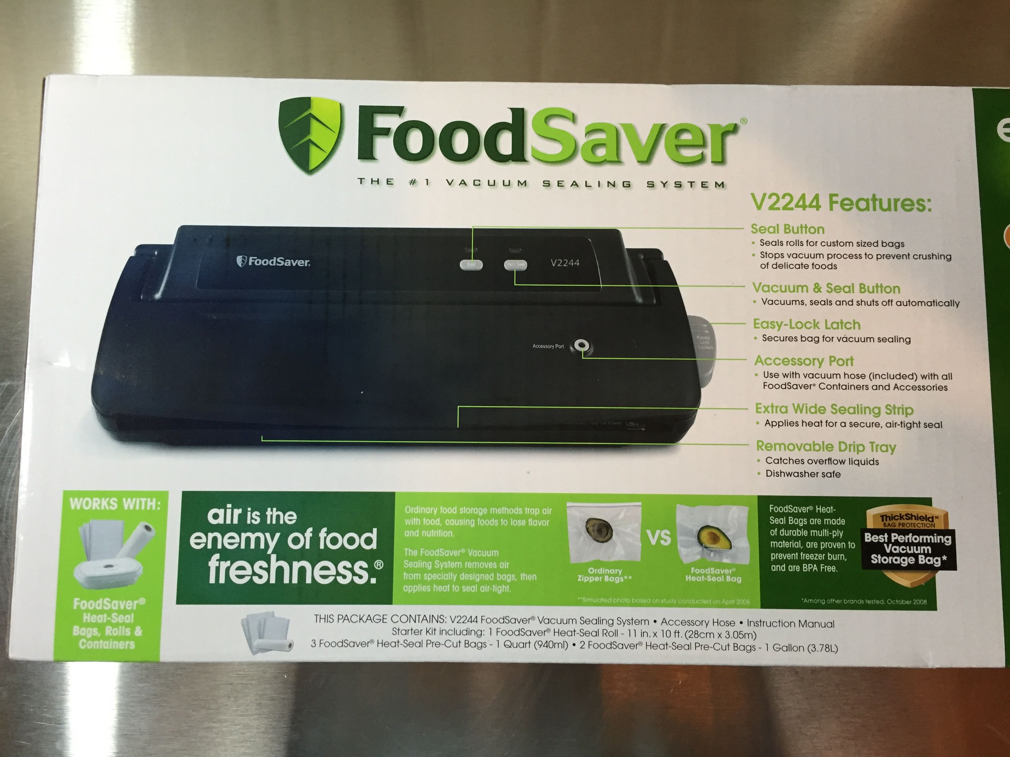 Hands On Review: FoodSaver V2244 Vacuum Sealer