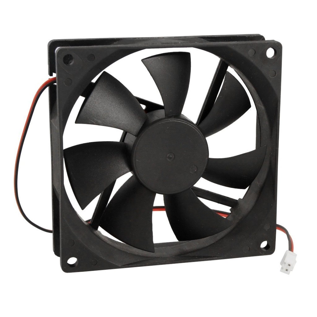 90mm x 25mm DC 12V 2Pin Cooling Fan for Computer Case CPU Cooler
