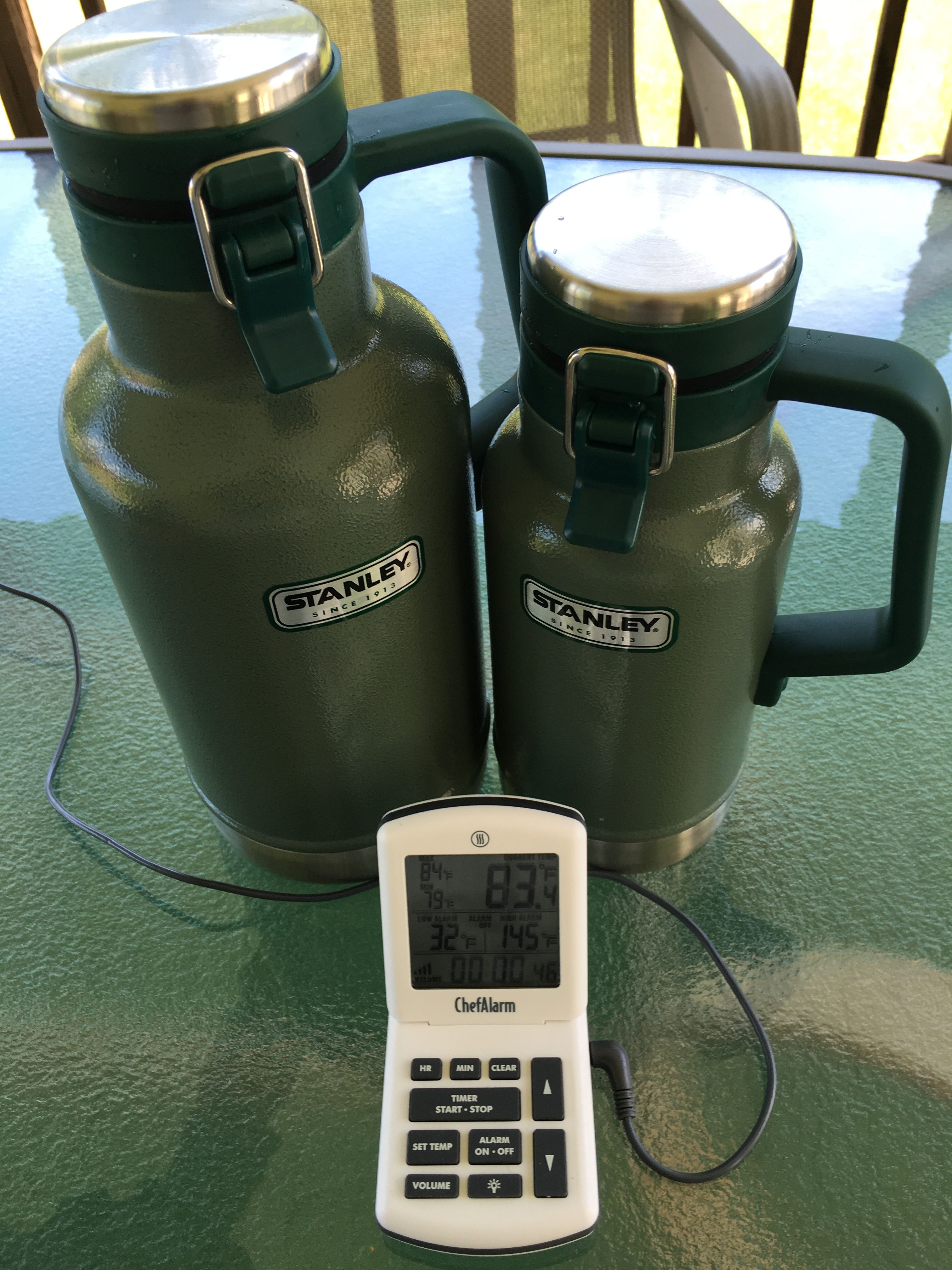 Hands On Review: Stanley Classic Vacuum Insulated Growler! – Includes  Temperature Trials