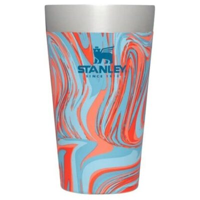Stanley Adventure Inulsated Stacking Beer Pint Glass, 16oz Stainless Steel Double Wall Rugged Metal Drinking Tumbler