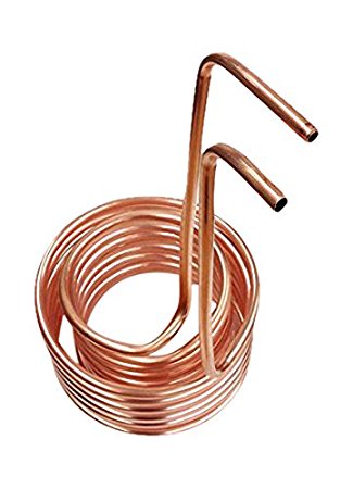 Click to open expanded view Quick Chill Double Coil Immersion Chiller with 3/8" Tubing, Copper