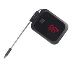 Inkbird Electronic Cooking Bluetooth Wireless BBQ Thermometer, LED Screen, Stainless Steel Probe, Temperature Alarm For Oven, Grilling, Meat & More