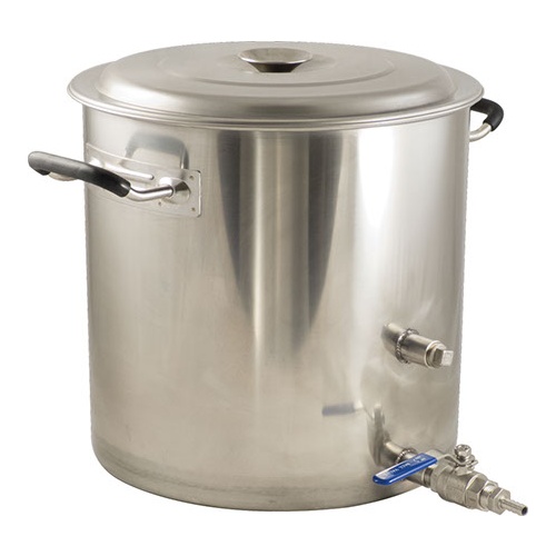 Stainless Steel BrewMaster Brewing Kettle - 8.5 gal.