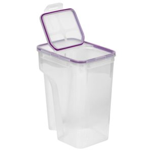 Snapware 4014 Airtight 22.8-Cup Rectangular Food Storage Container with Fliptop Lid, Purple