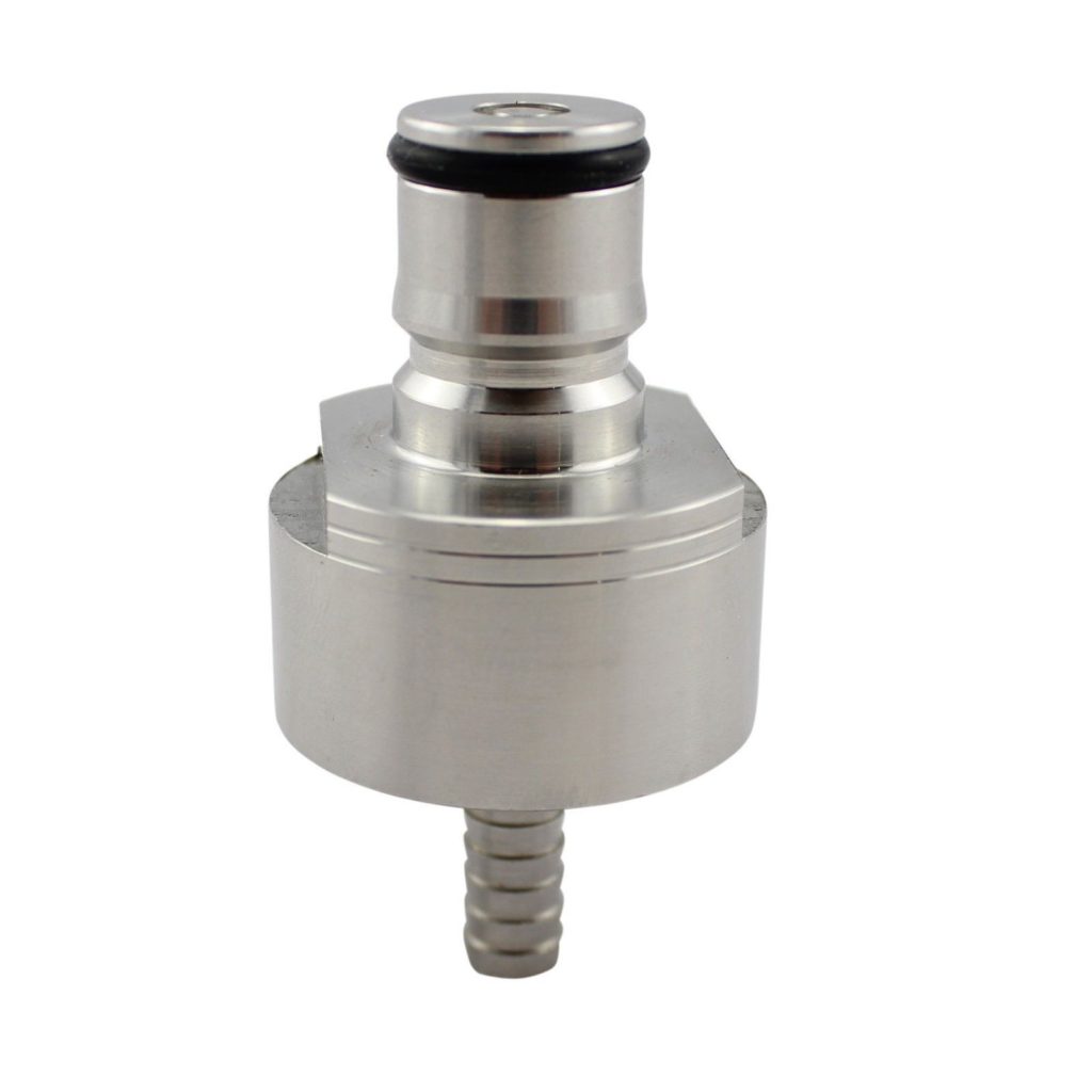 Stainless steel Carbonation Cap With Dip Tube For Liquid And Gas