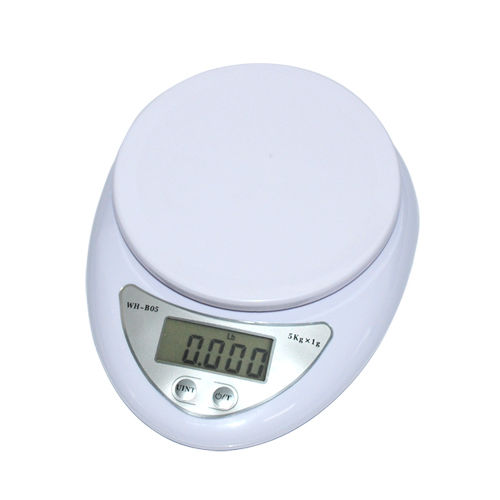 Digital Kitchen Scale Compact Diet Food 5KG 11LBS x 1g w/ Bowl Electronic Weight