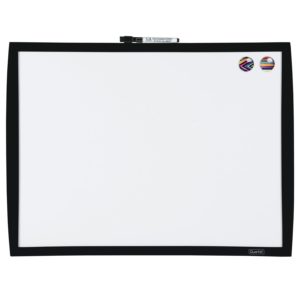 Quartet Magnetic Dry-Erase Board, 17"x23", Black Frame (34608-BK)