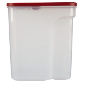 Rubbermaid Flip Top Cereal Keeper, Modular Food Storage Container, BPA-free, 18 Cup, Red (1856059)