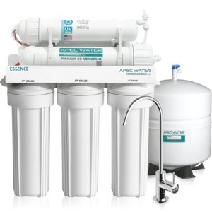 APEC Top Tier UV Ultra-Violet Sterilizer 75 GPD 6 Stage Ultra Safe Reverse Osmosis Drinking Water Filter System (ESSENCE ROES-UV75)