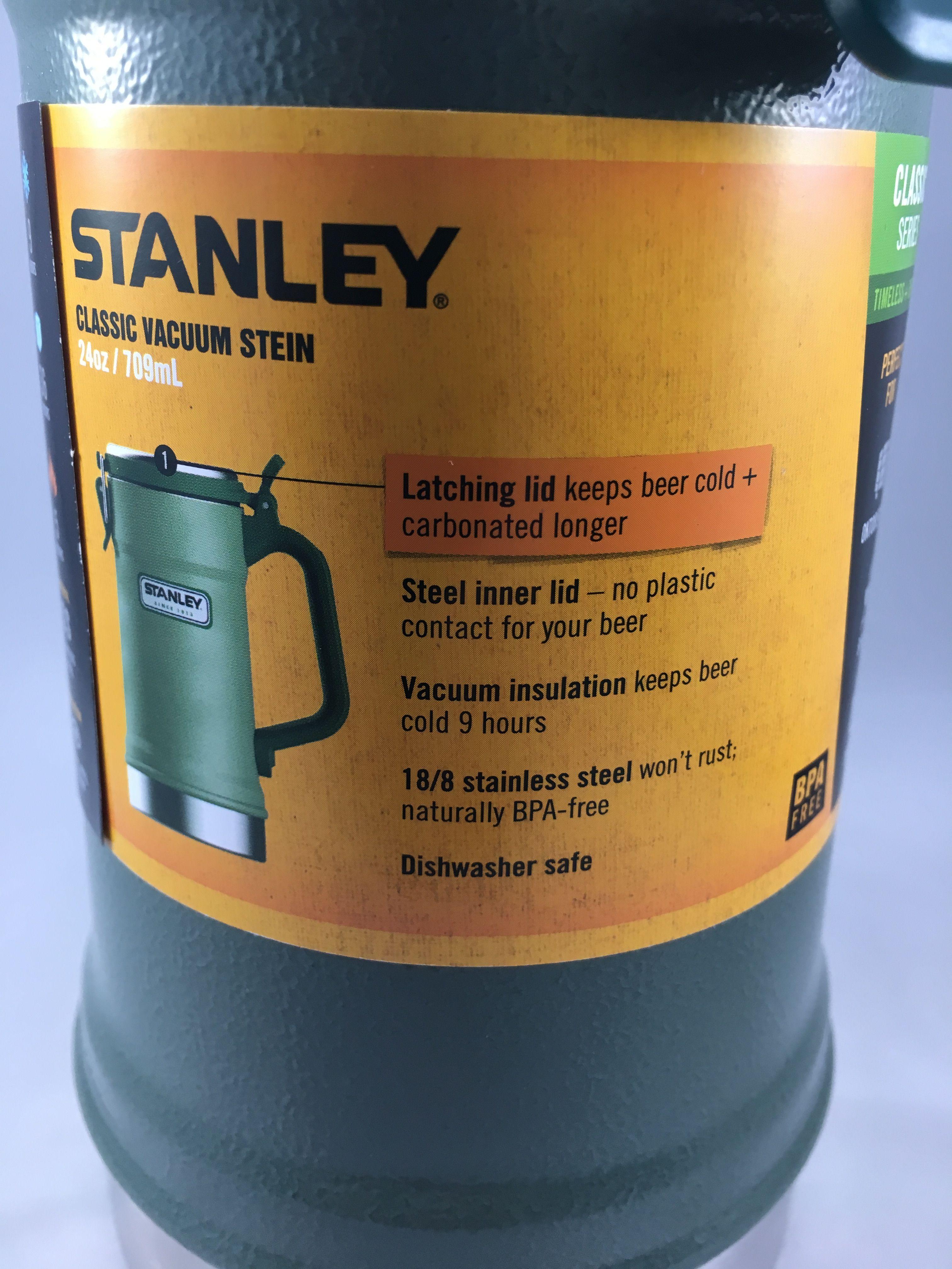 Stanley Vacuum Insulated Stein, Keeps Your Beer Cold For 9 Hours