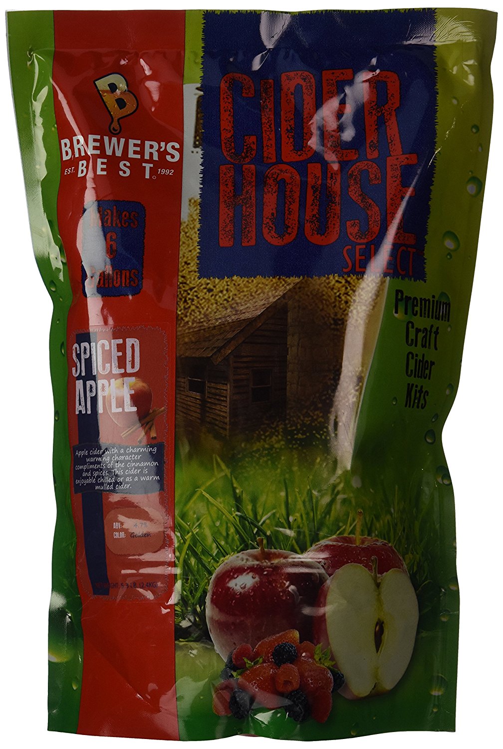 Home Brew Ohio 1176 Brewer's Best Cider House Select Spiced Apple Cider Kit