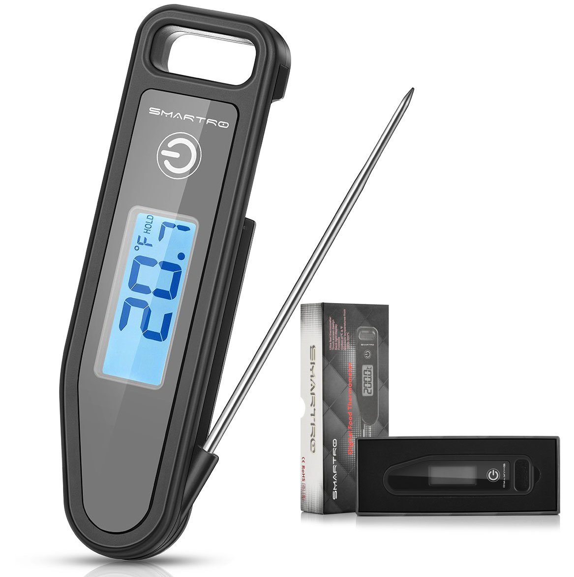 SMARTRO Instant Read Digital Meat Thermometer for Kitchen Cooking Food Grill Candy BBQ