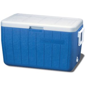 Coleman 48-Quart Cooler, Blue