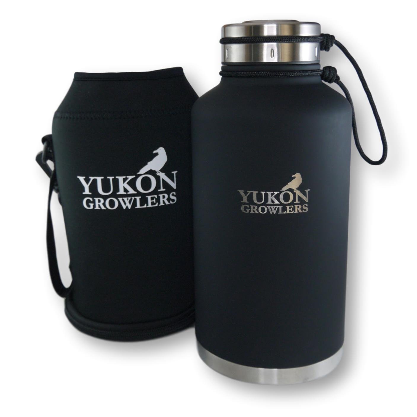 NEW IMPROVED Vacuum-Insulated Stainless Steel Growler - 64 oz
