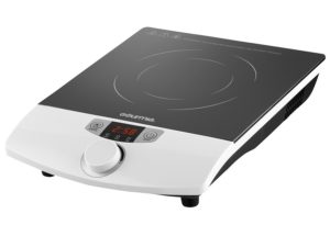 Gourmia GIC-100 Multifunction Portable 1800W Induction Cooker Cooktop Countertop Burner with SmartSense Auto Detection, Timer, Temperature and 8 Power Level Controls
