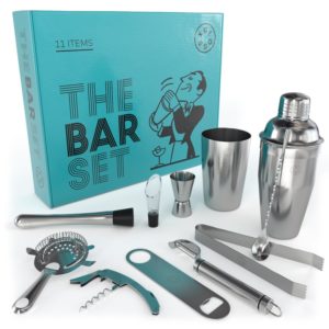 Home Bar Tools Set - 11-Piece - Stainless-Steel