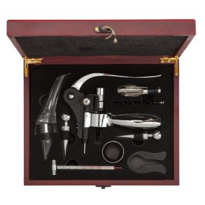 Premium Wine Gift Set - Unique Bottle Opener Corkscrew All-in-one Accessories Set for Wine Lovers. Perfect for Hostess, Housewarming, Wedding and Anniversary Gifts