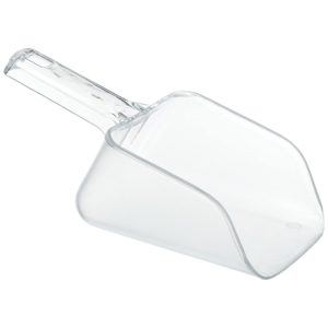 Rubbermaid Commercial Bouncer Ice Scoop, 32 Ounce, Clear, FG288400CLR