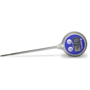 DeltaTrak 11040 FlashCheck Lollipop Min/Max Auto-Cal Thermometer w/ Reduced Tip Probe