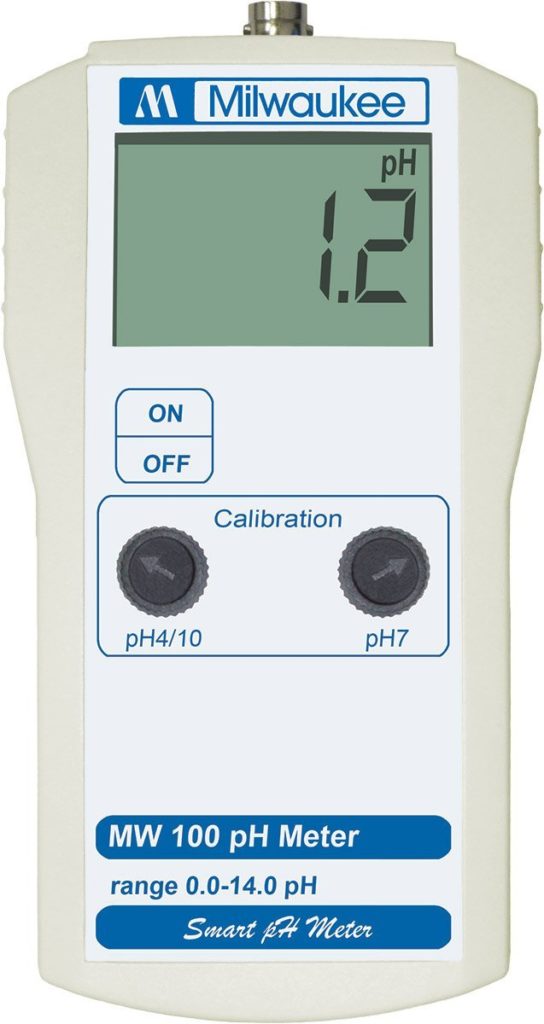 Milwaukee Instruments MW100 Ph Meter with 2 Point Manual Calibration