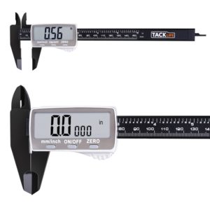 Tacklife DC01 Digital Caliper 6 Inch with 2 inches Wide Super Clear Display Inch/Fractions/Millimeter Conversion